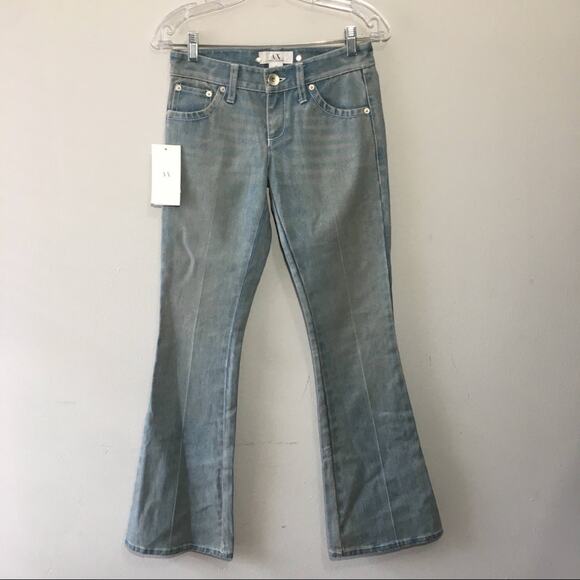 NWT Armani Exchange Low-Rise Boot cut Flare Jeans - Picture 6 of 6